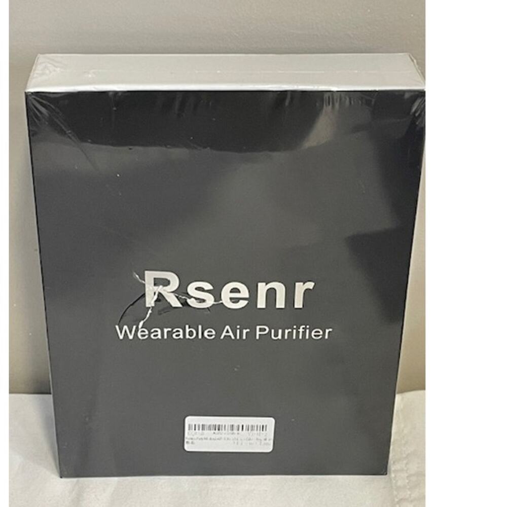 Rsenr Electric Air Purifier Mask, Silver Wearable R12 Pro Sealed